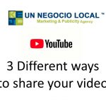YouTube 3 different ways to share a video
