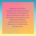 Psalms 100.4-5