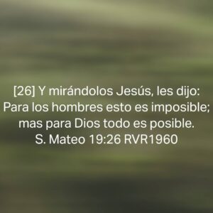 Read more about the article S. Mateo 19:26 RVR1960