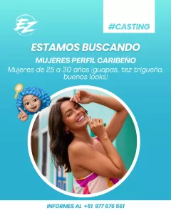 Read more about the article 🎯 Casting abierto para mujeres con perfil caribeño