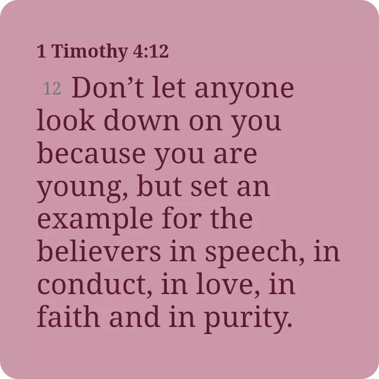 You are currently viewing ‭1 Timothy 4:12 NIV‬