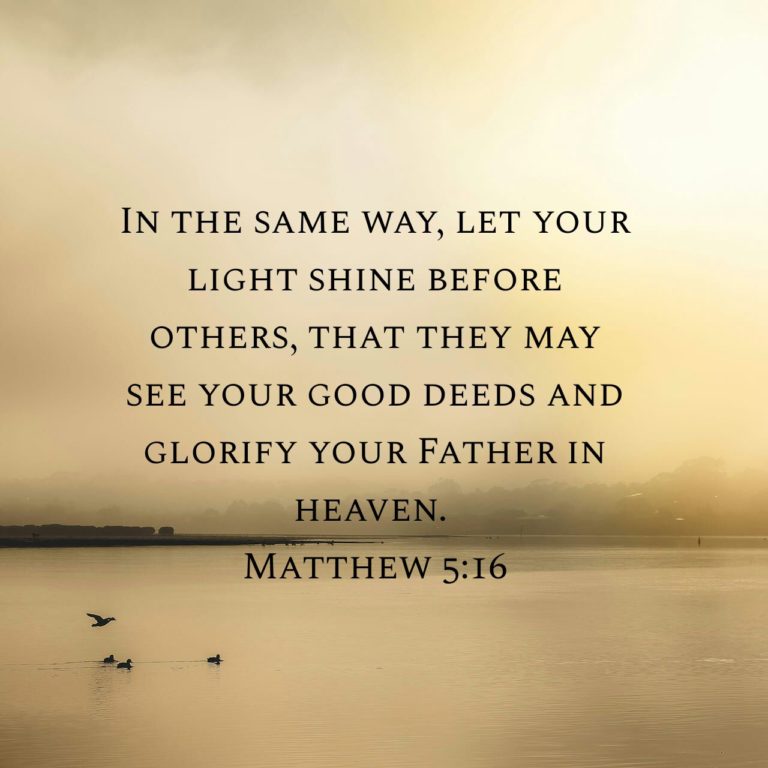 Read more about the article Matthew 5.16