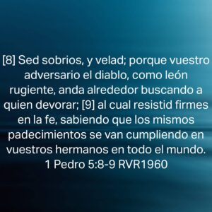 1 Pedro 5:8-9