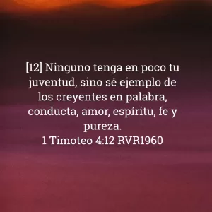 1 Timoteo 4:12 RVR1960