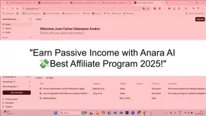 “Earn Passive Income with Anara AI 💸 | Best Affiliate Program 2025!”