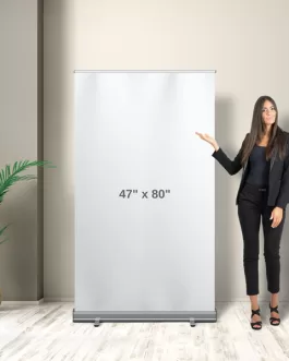 🎯 Roll-Up Banner 47” x 80” – Ideal for Events & Business Promotions!