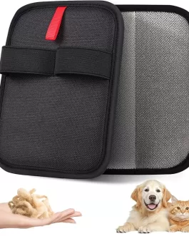 Pet Hair Remover, Electrostatic Pet Hair Removal Gloves, Reusable Cat & Dog Hair