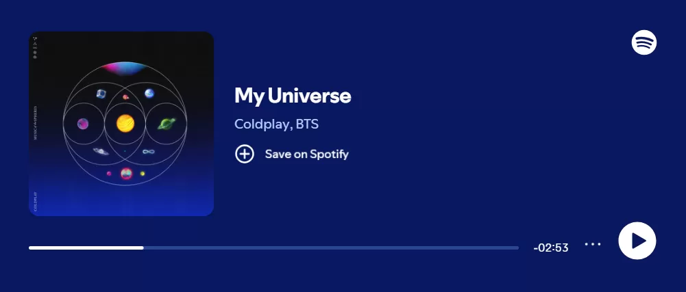 My Universe Song by BTS and Coldplay