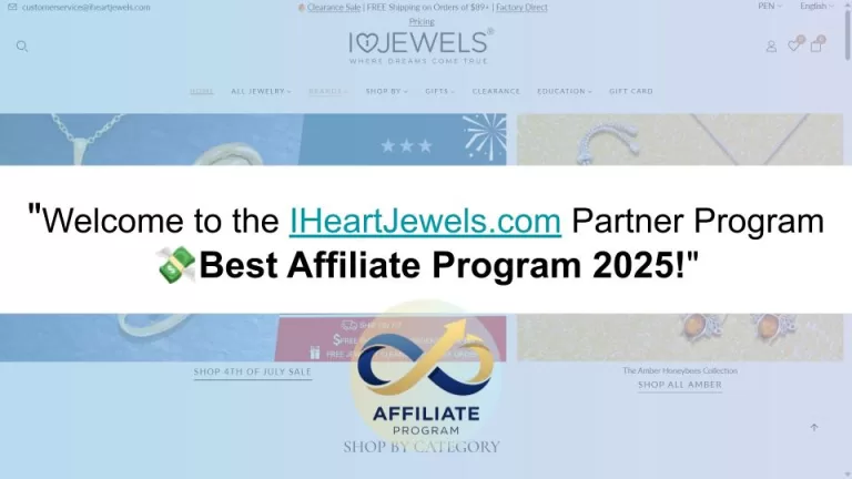 Read more about the article Welcome to the IHeartJewels.com Partner Program💸Best Affiliate Program 2025!