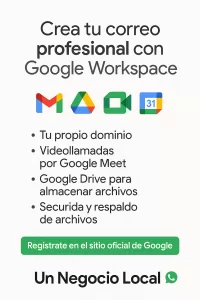 ¿Ya tienes tu correo profesional con el nombre de tu negocio?