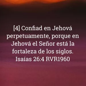 Isaías 26 versículo 4
