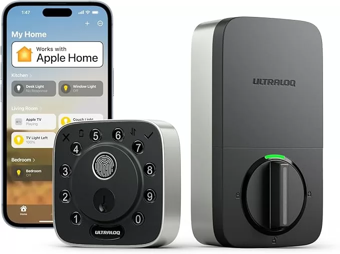 ULTRALOQ Bolt Fingerprint Smart Lock, Works with Apple HomeKit, Built-in WiFi 2025 - Image 9
