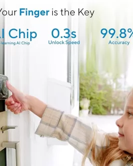 ULTRALOQ Bolt Fingerprint Smart Lock, Works with Apple HomeKit, Built-in WiFi 2025 (Copy)