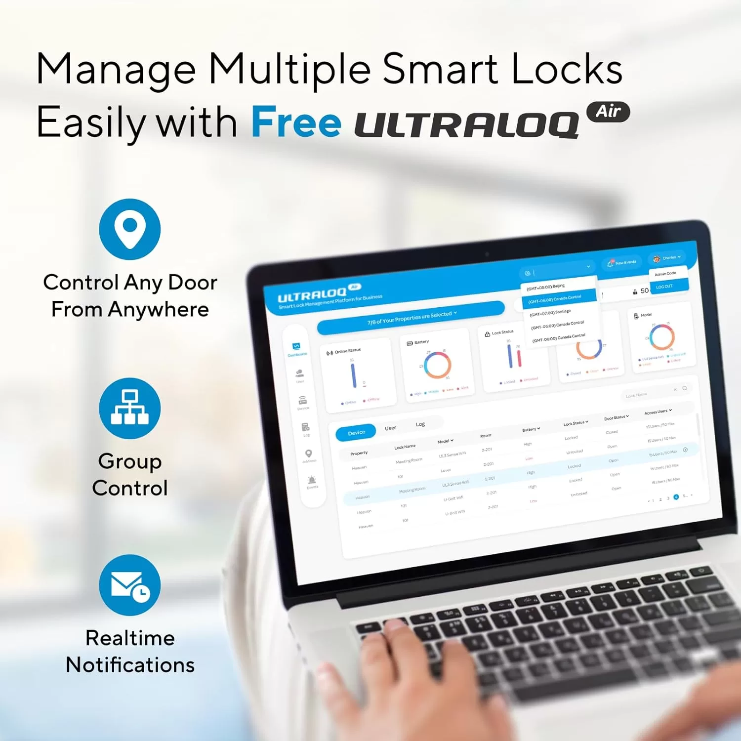 ULTRALOQ Bolt Fingerprint Smart Lock, Works with Apple HomeKit, Built-in WiFi 2025 - Image 2