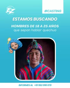 Buscamos Actores Quechua-Hablantes