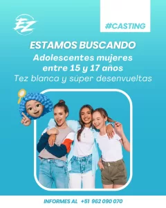 #CASTING Adolescentes Mujeres