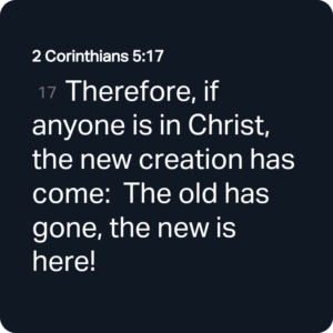 2 Corinthians 5:17