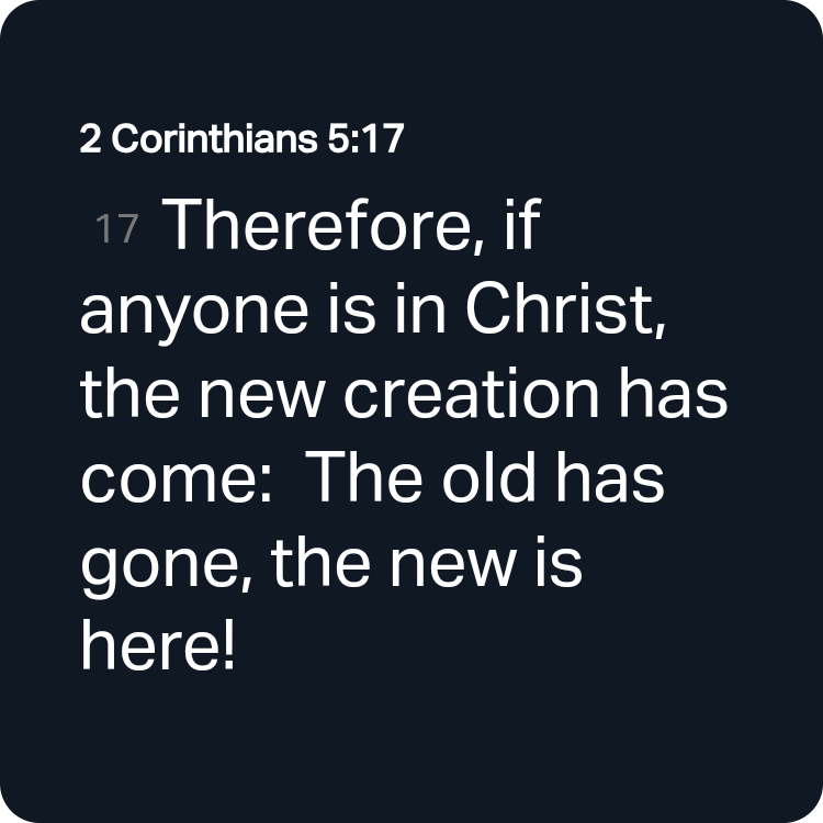 Read more about the article 2 Corinthians 5:17