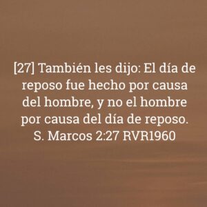 S. Marcos 2:27
