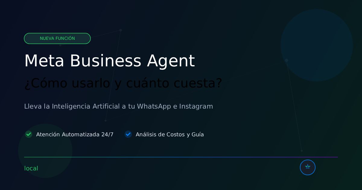 Meta Business Agent: Guía Completa de Uso, Costos y Preguntas Frecuentes
