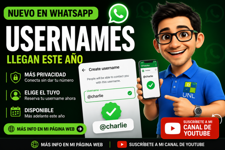 Read more about the article WhatsApp Usernames 2026: Todo lo que necesitas saber sobre la nueva función