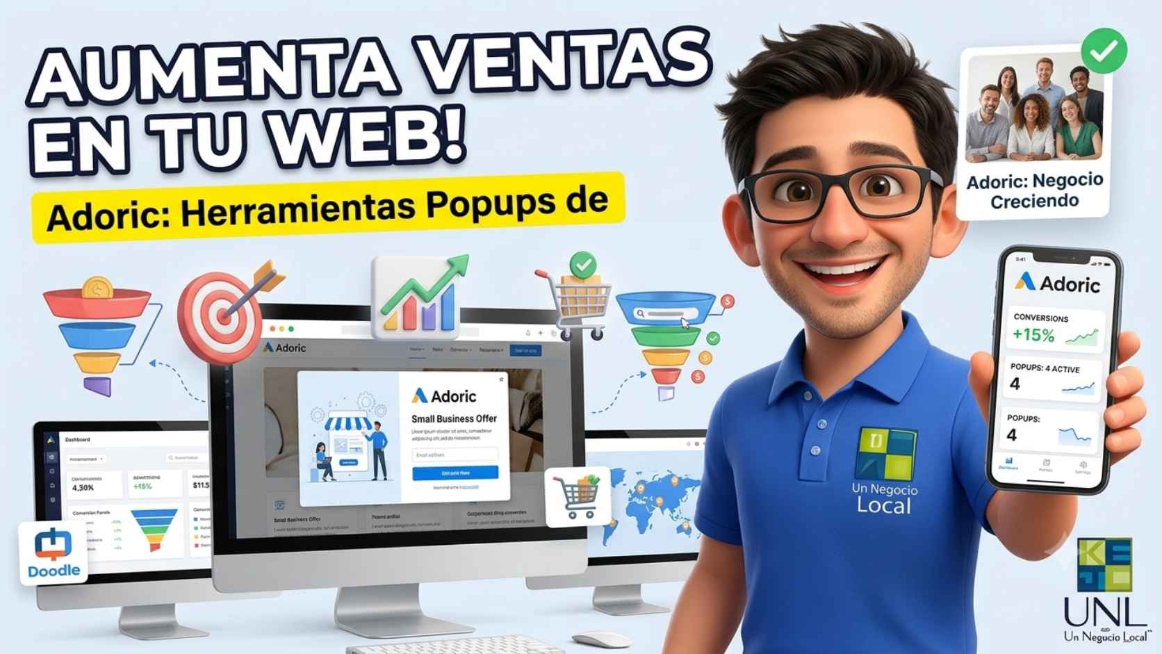 Adoric: Website Popups and Conversion Tools for Small Businesses
