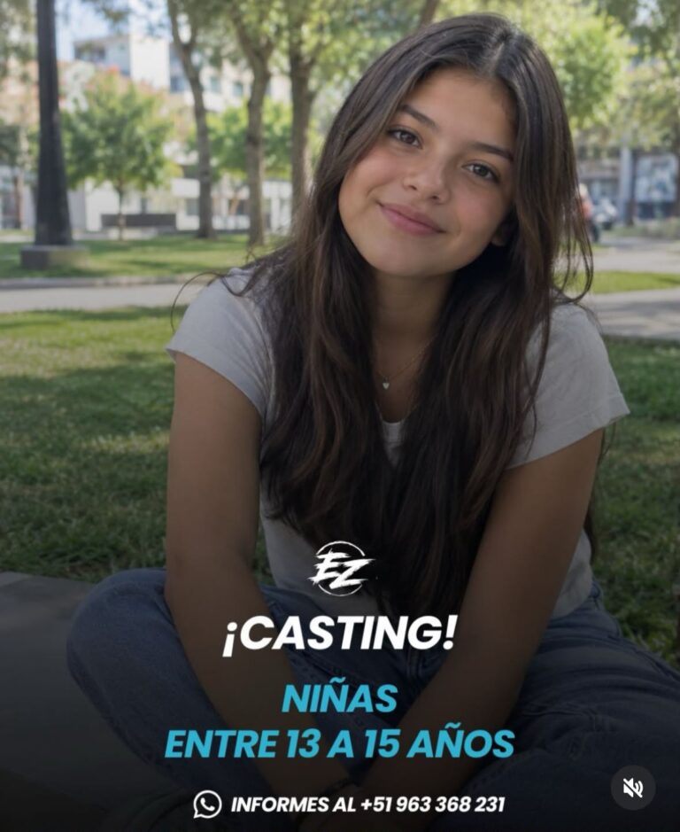 Read more about the article Casting en Lima para Niñas de 13 a 15 Años | Convocatoria